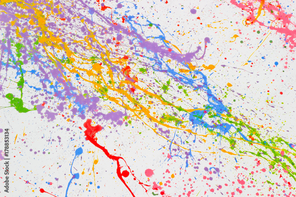 Pollock art texture graphic drawn backdrop wallpaper Stock Photo
