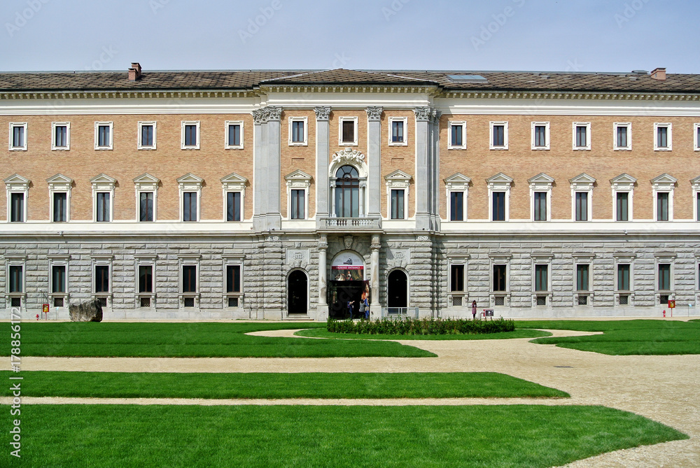 ancient palace of the historical center of turin