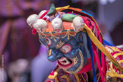 Festival Dancer, Bhutan photo