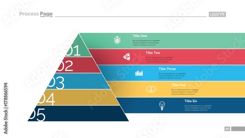 Marketing pyramid slide template