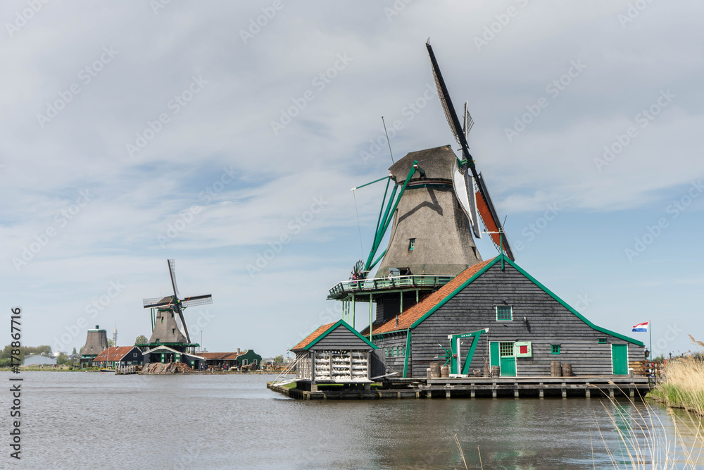 Windmill at Zaanse Schans, Netherlands