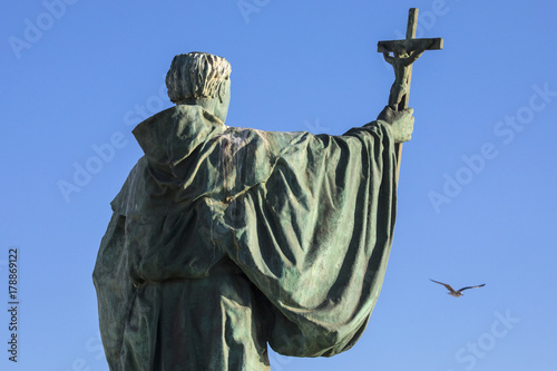 Sao Goncalo Statue in Lagos Portugal photo