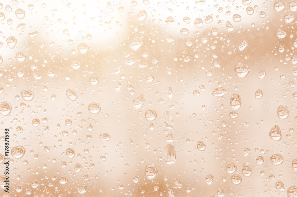 Rain drops on a window glass Rain drops on a window glass