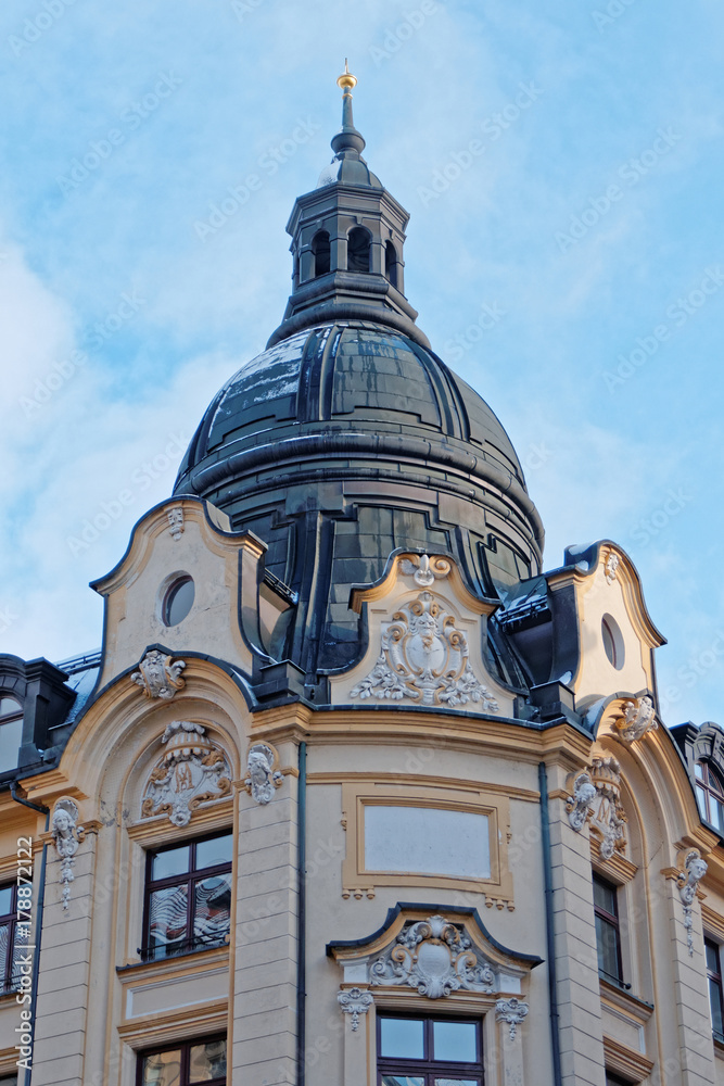 Obraz premium Germany Leipzig, classic building dome