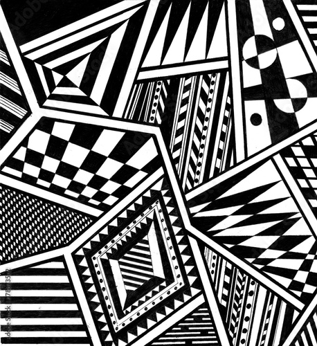 abstract shapes pattern