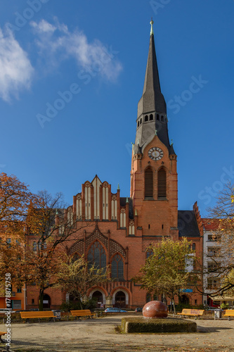 Denkmalgeschützte Pfingstkirche in Berlin-Friedrichshain photo