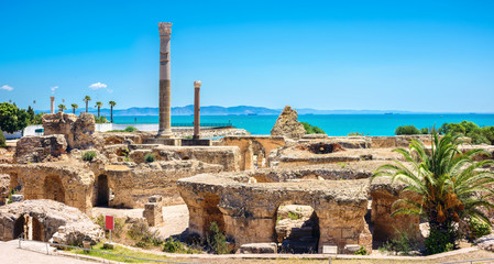 Crédence de cuisine Afrique Ruines antiques de Carthage en Tunisie  © Valery Bareta