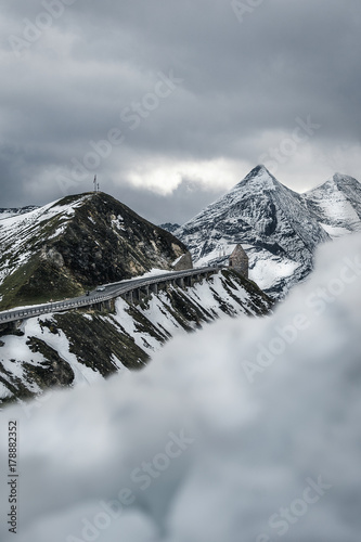 High Alpine Road Snow
