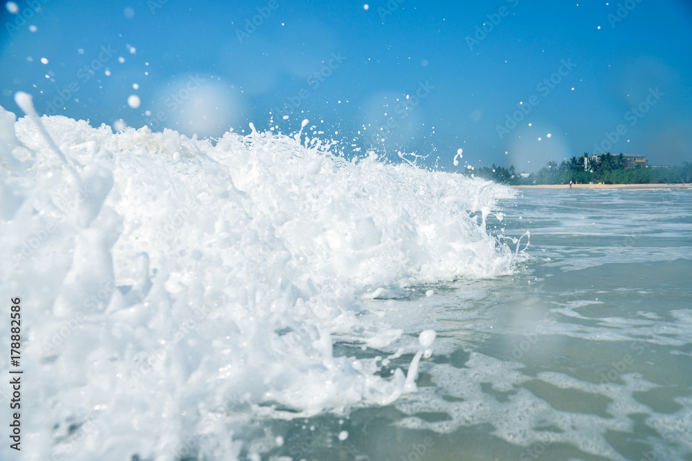 Ocean Wave. View from in the Water.