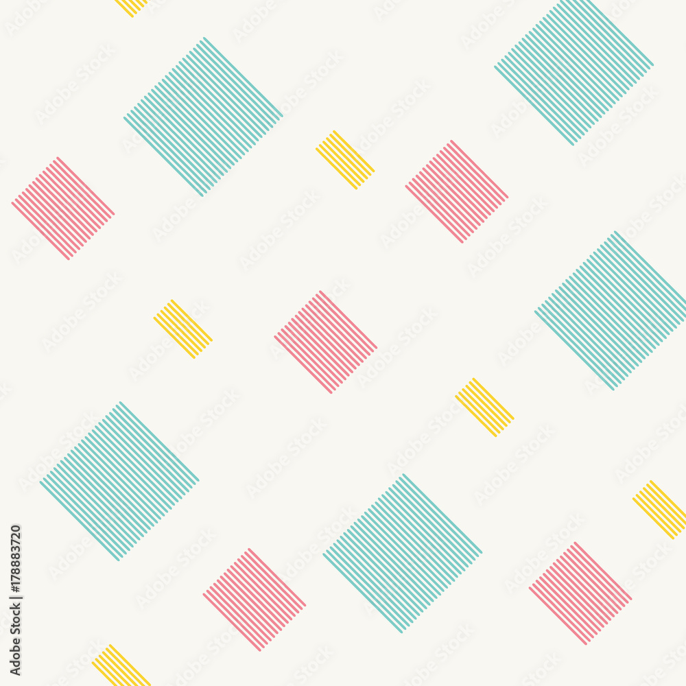 Seamless pattern with striped rectangles on a light background. Vector repeating texture. Seamless pattern with striped rectangles on a light background. Vector repeating texture.