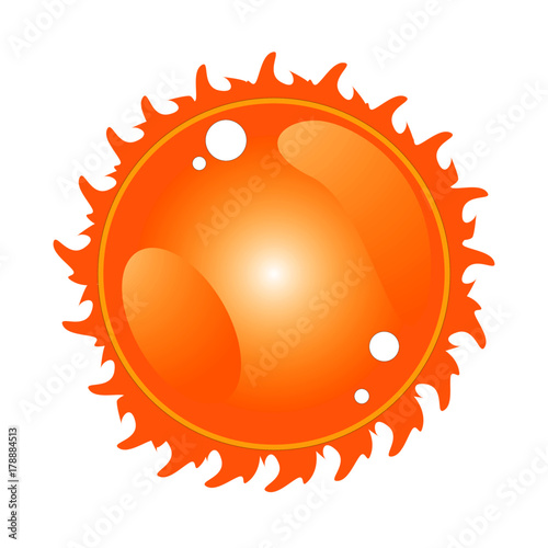 Sol radiante y energético