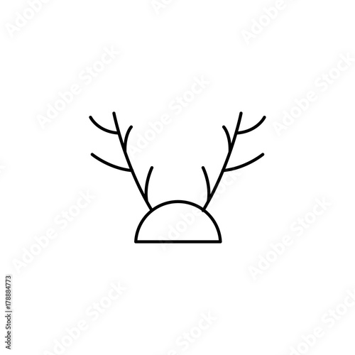 deer horns icon