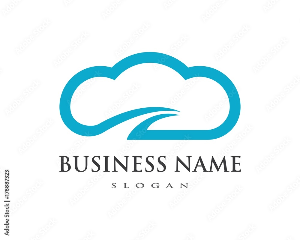 Cloud Logo Template Cloud Logo Template
