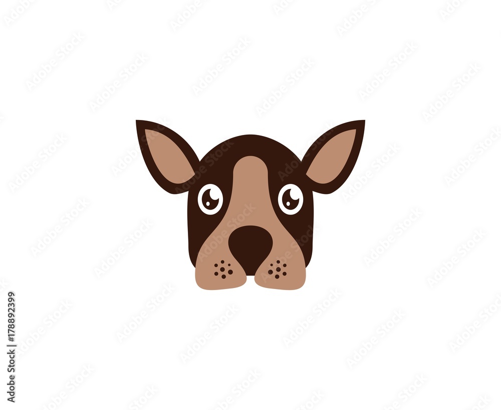 Obraz premium Dog logo