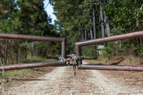 Locked trail in raleigh