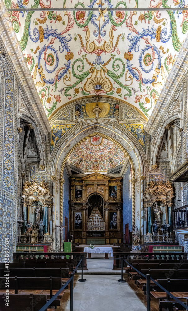 Saint Michael's Chapel of the University of Coimbra, Portugal.