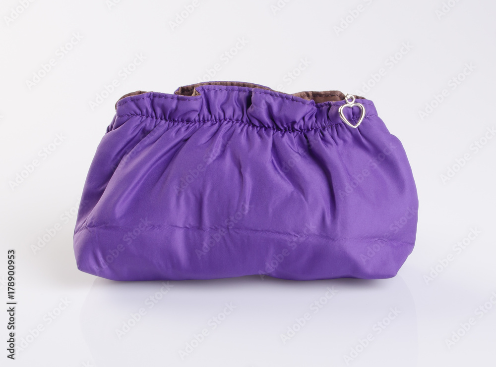 cosmetics bag on a background cosmetics bag on a background