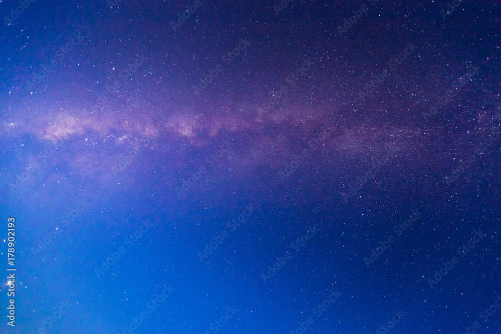 Fototapeta premium Milky way galaxy with stars and space dust in the universe. astronomy.