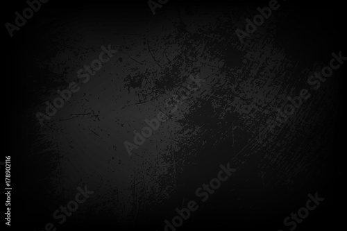 Dark textured grey wall closeup vector illustration