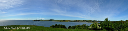 Blick auf die zickerschen Alpen, Insel Rügen