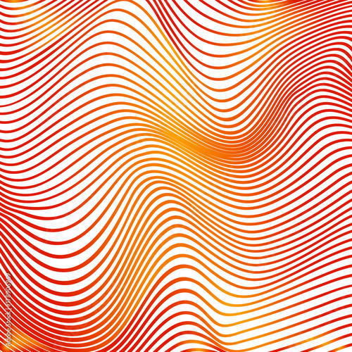 Abstract curve lines background orange modern curves