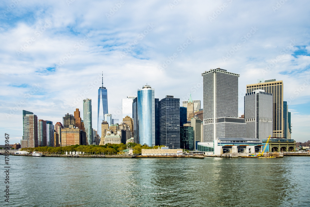 skyline of New York