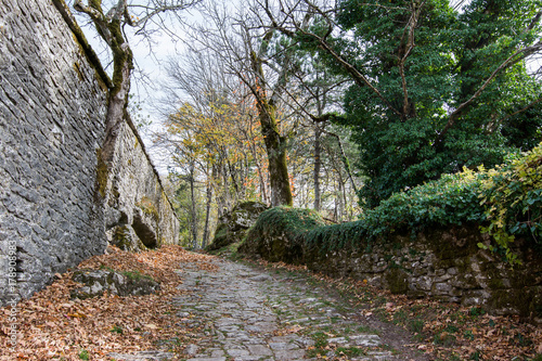 Sanctuary of La Verna in tuscany, italy. Monastery of St. Francis