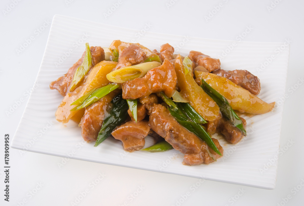 pork. chinese cuisine asia food