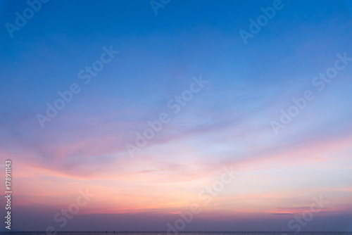 Fototapeta Naklejka Na Ścianę i Meble -  Perfect sunset sky background.