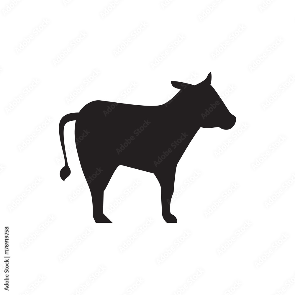 cow icon illustration
