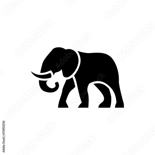elephant icon illustration