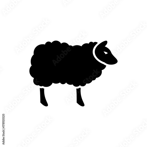 sheep icon illustration