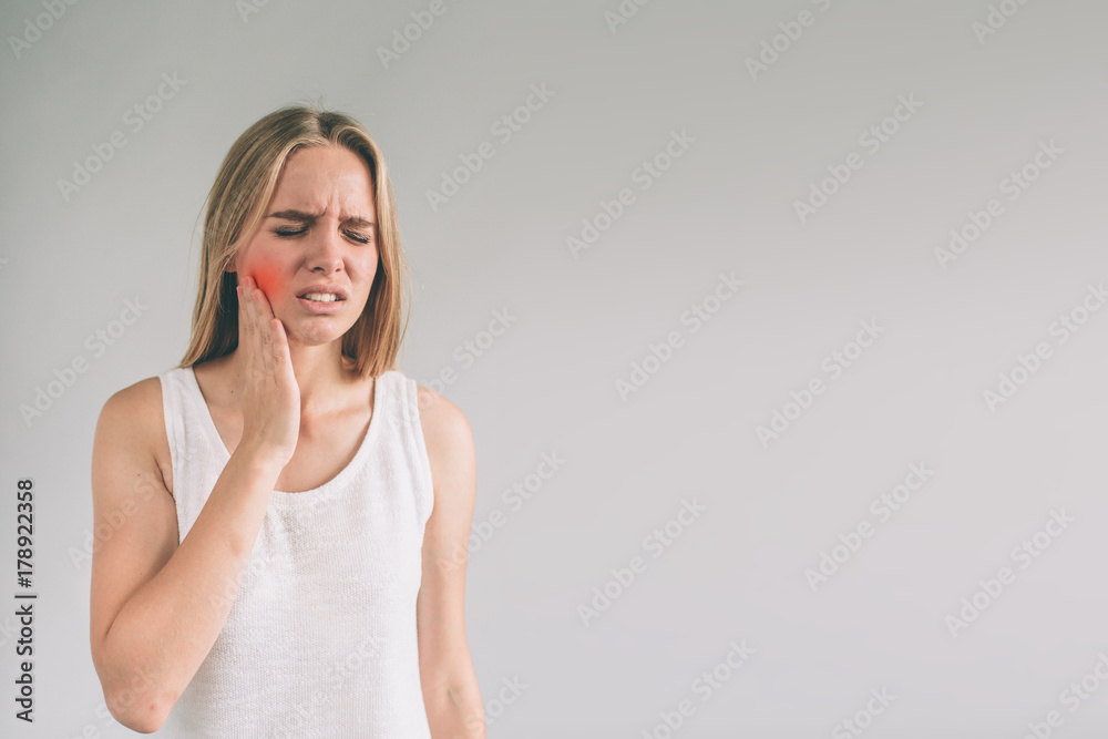 Teeth Problem. Woman Feeling Tooth Pain. Closeup Of Beautiful Sad Girl Suffering From Strong Tooth Pain. Attractive Female Feeling Painful Toothache. Dental Health And Care Concept. Teeth Problem. Woman Feeling Tooth Pain. Closeup Of Beautiful Sad Girl Suffering From Strong Tooth Pain. Attractive Female Feeling Painful Toothache. Dental Health And Care Concept.