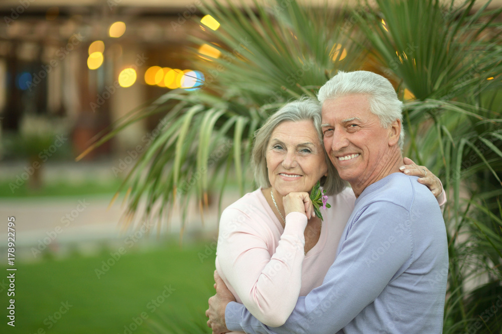 Fototapeta premium Senior couple posing 