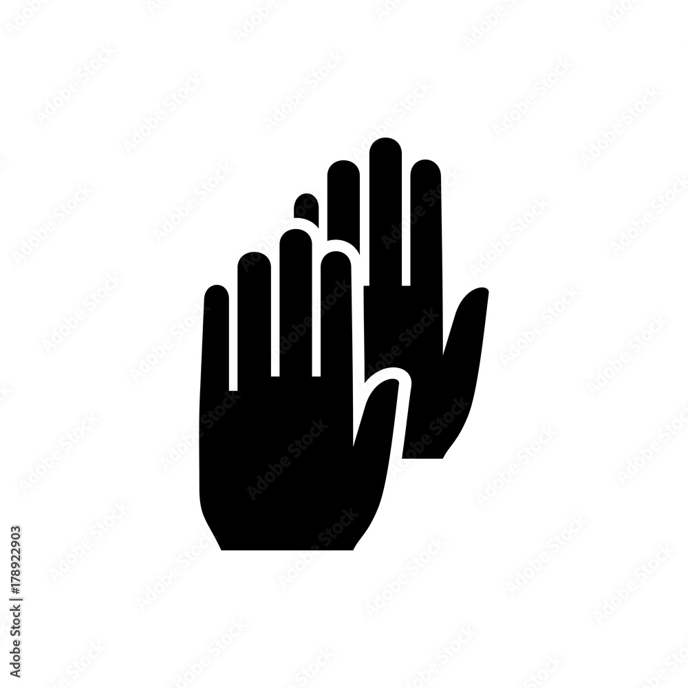 Obraz premium glove icon illustration