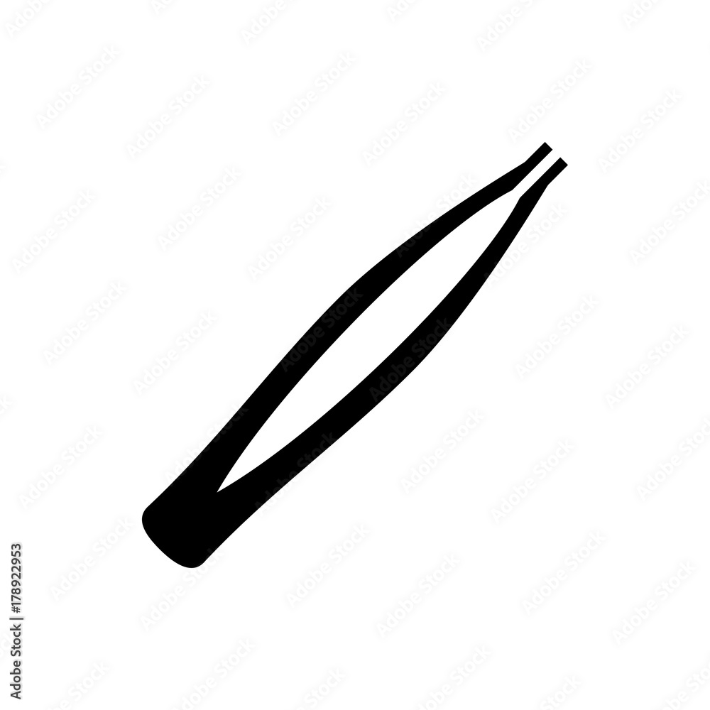 tweezers icon illustration tweezers icon illustration