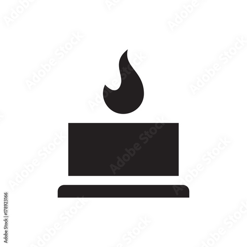 candle icon illustration
