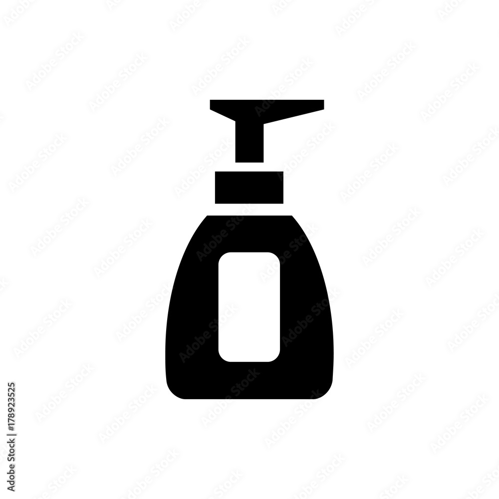 bottle soap icon illustration bottle soap icon illustration