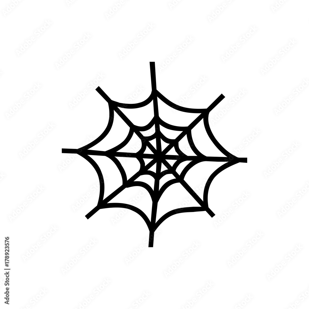 spider web icon illustration spider web icon illustration