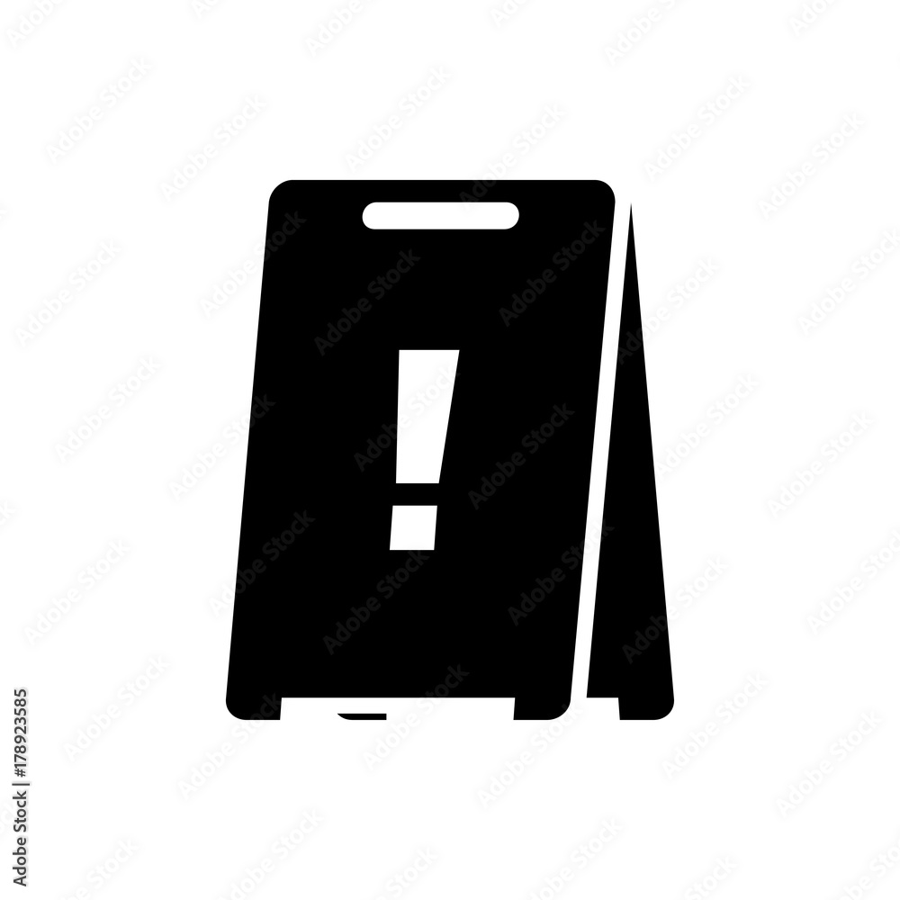 wet floor icon illustration wet floor icon illustration