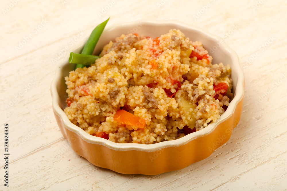 Couscous with meat Couscous with meat