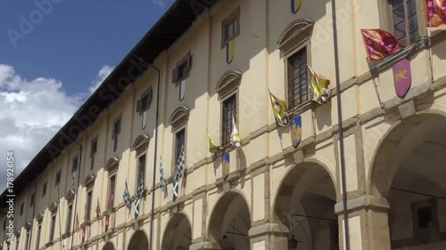 Piazza Grande in Arezzo, Toskana photo