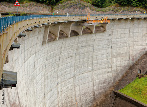 Rainy Klaus lake dam photo