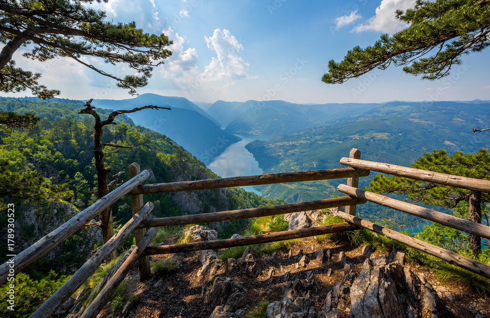 Viewpoint Banjska stena rock in Serbia Viewpoint Banjska stena rock in Serbia