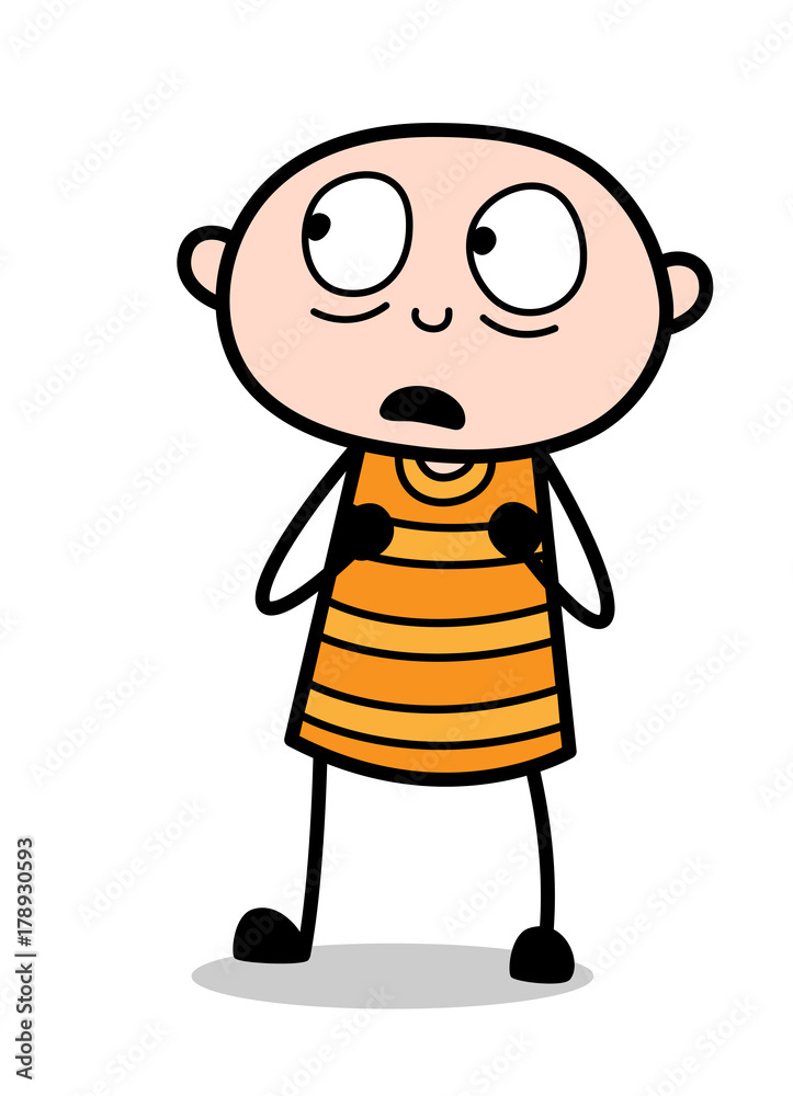 Scared Bald Prisoner Face Expression Scared Bald Prisoner Face Expression