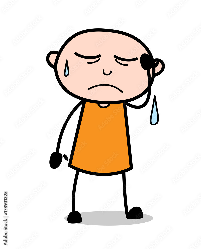 Disappointed Face with Sweat - Comic Thief Vector Disappointed Face with Sweat - Comic Thief Vector