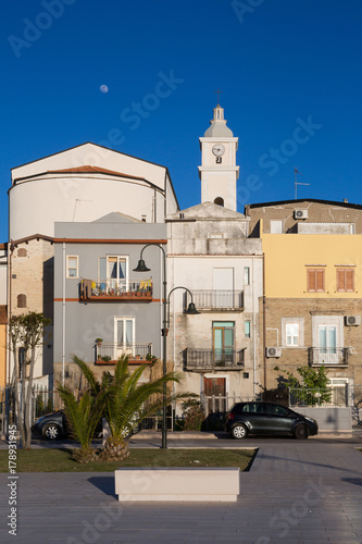 Lesina (Puglia, Italy) - View of the little village and its coloured houses