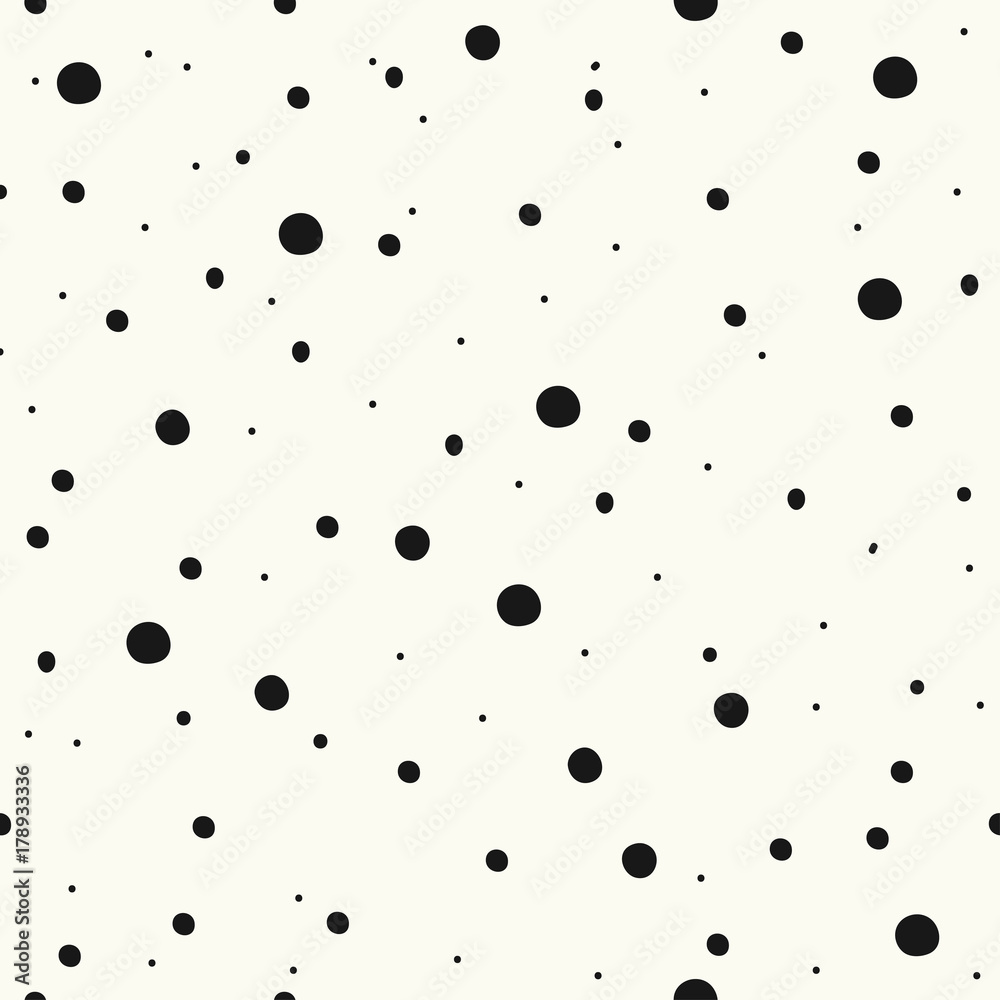 Seamless pattern with white dot.