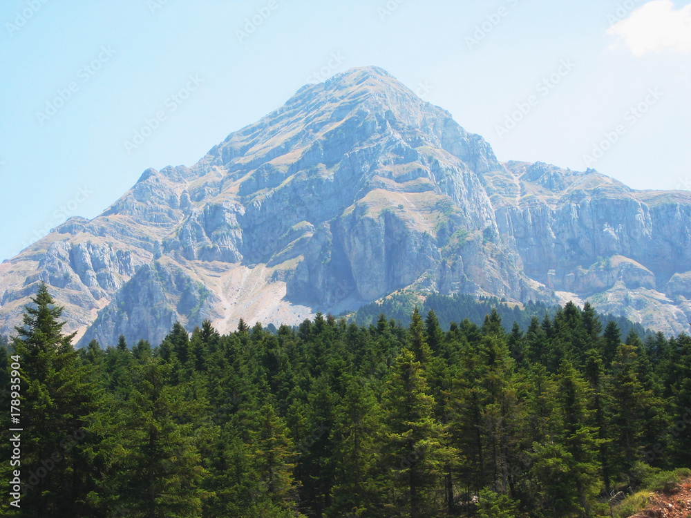 Athamanika or Tzoumerka mountain Epirus Greece Athamanika or Tzoumerka mountain Epirus Greece