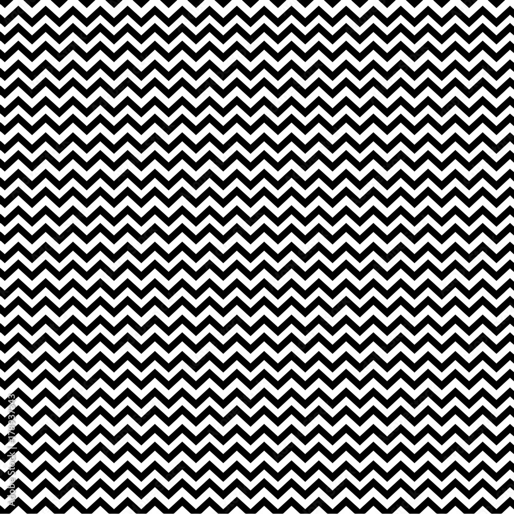 Fototapeta premium Pattern in zigzag. Classic chevron seamless pattern. Vector illustration.